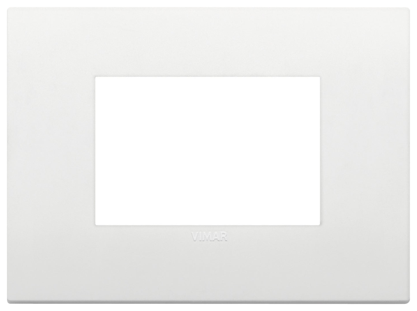 VIMAR Placca Classic 3M bianco 19653.74, tecnopolimero, design elegante per interruttori e prese.