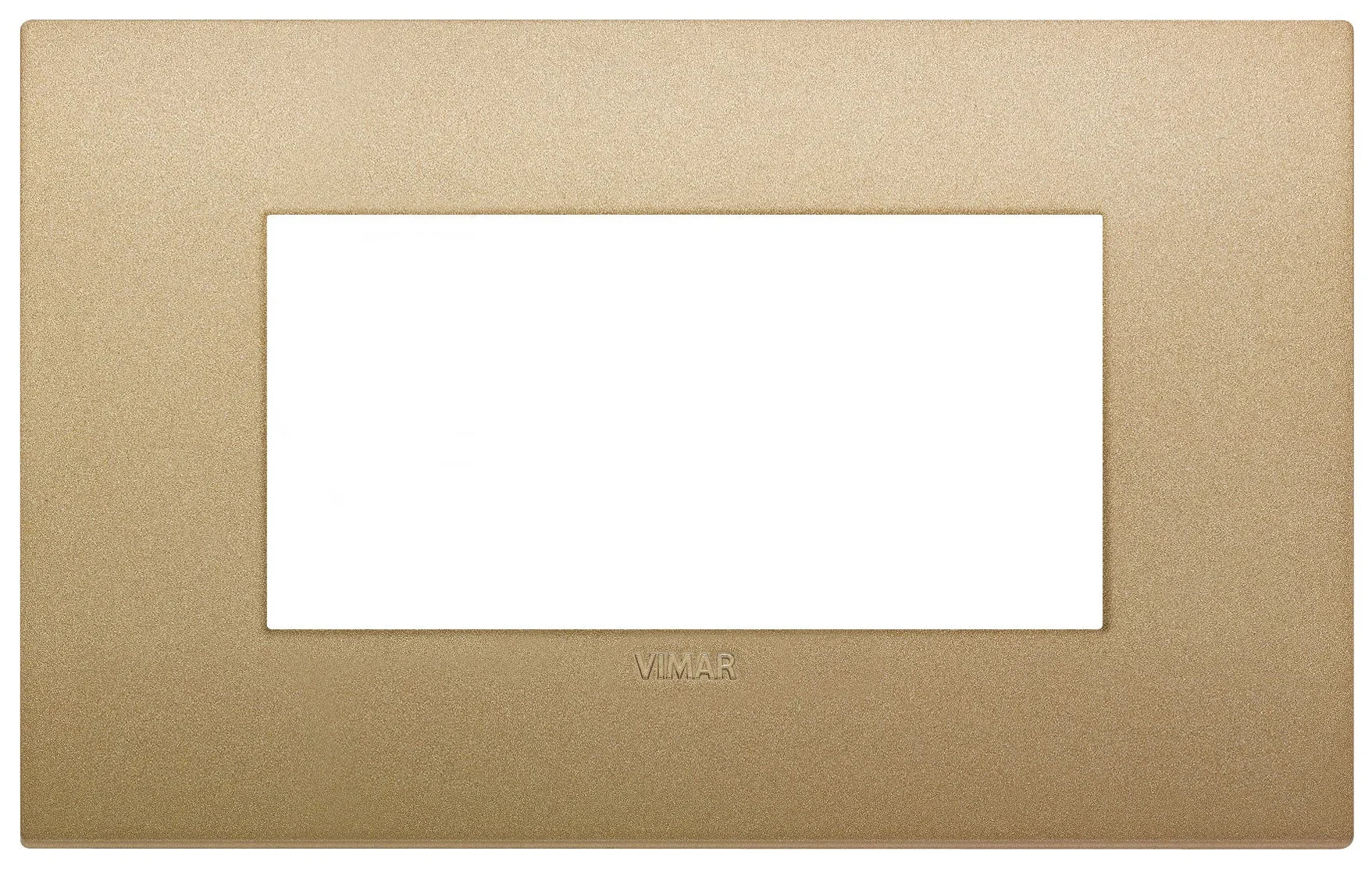 VIMAR Placca Classic 4M Oro Matt - Elegante e Resistente - 19654.78