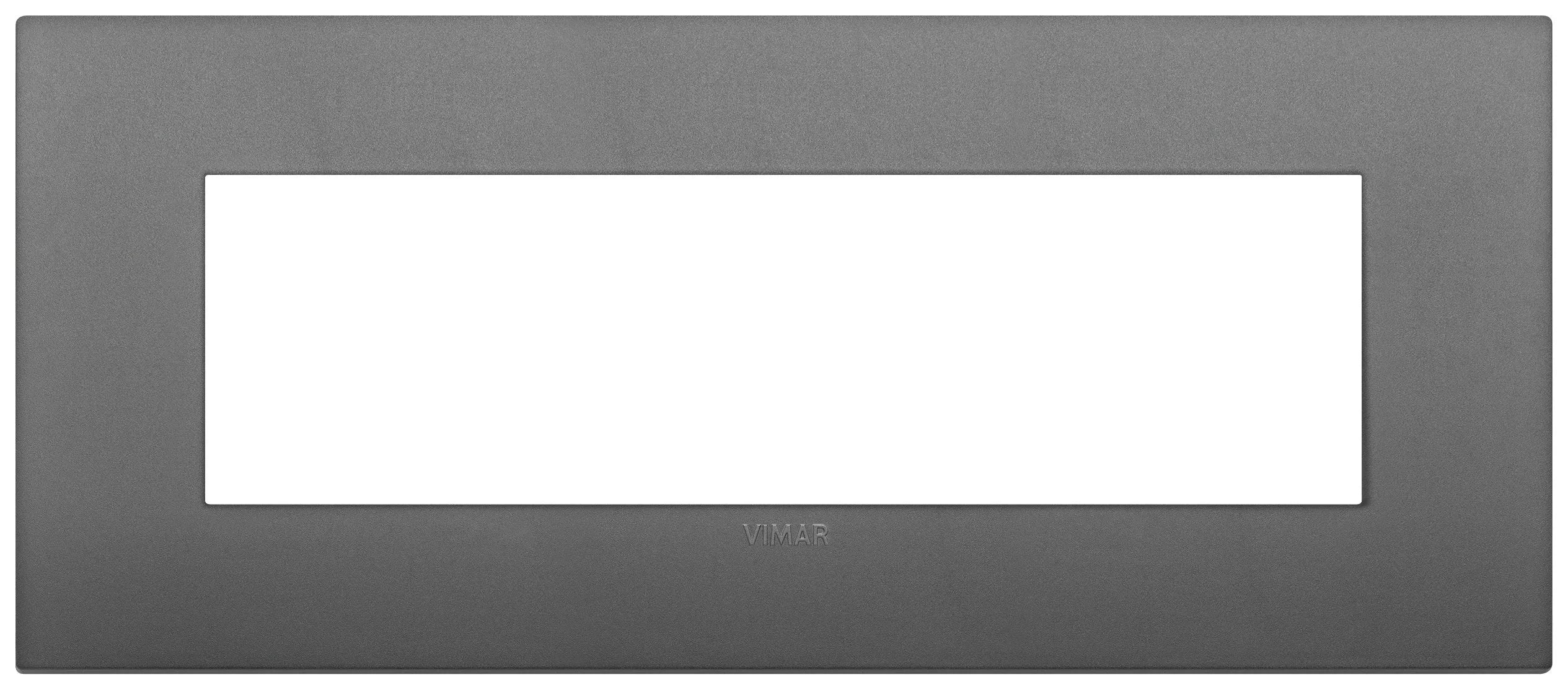 Placca Classic 7M Grigio VIMAR - Codice SKU 19657.72, Design Elegante e Resistente in Tecnopolimero