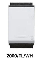FEB ELETTRICA 2000/TL/WH unipolare interruttore bianco, design moderno e funzionale.