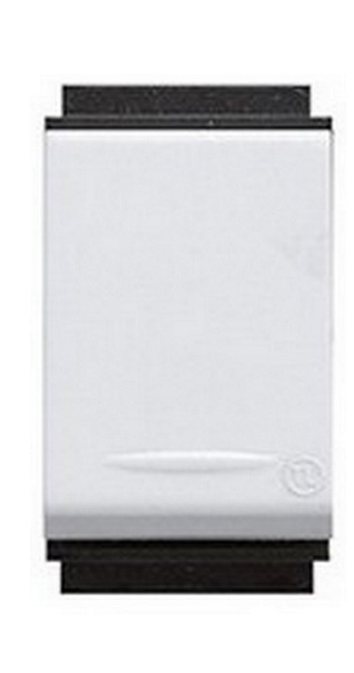 Interruttore Unipolare Bianco 10A 250V compatibile con Bticino Living Classic, dimensioni 3.65 x 2.45 x 3.5 cm.