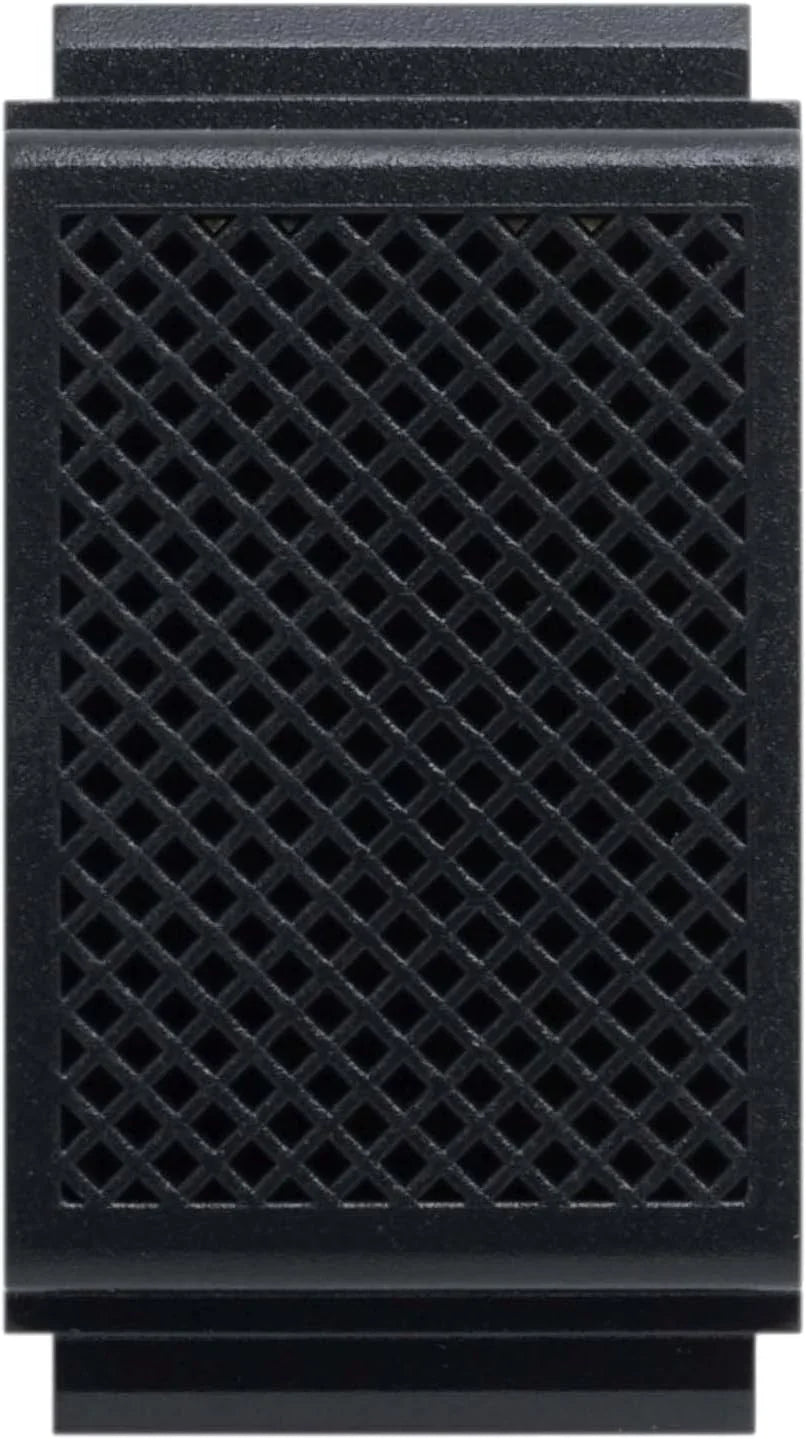 FEB 2072/10TL Suoneria 220V in black, compatible with Living Classic and Life plates, sleek design.