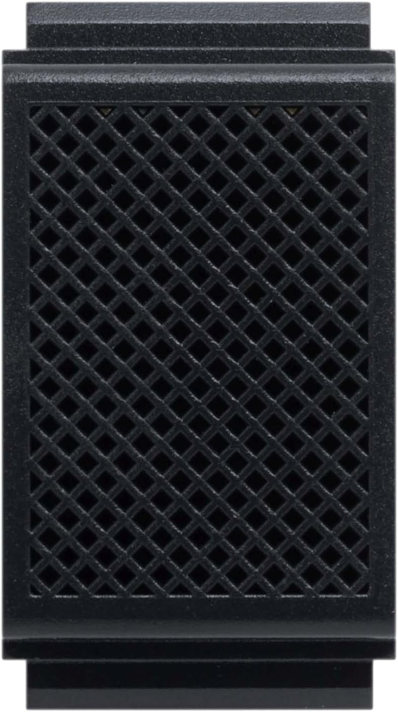 FEB 2072/1TL 12V black bell with mesh design, compatible with Living Classic, pairs with Life plates.