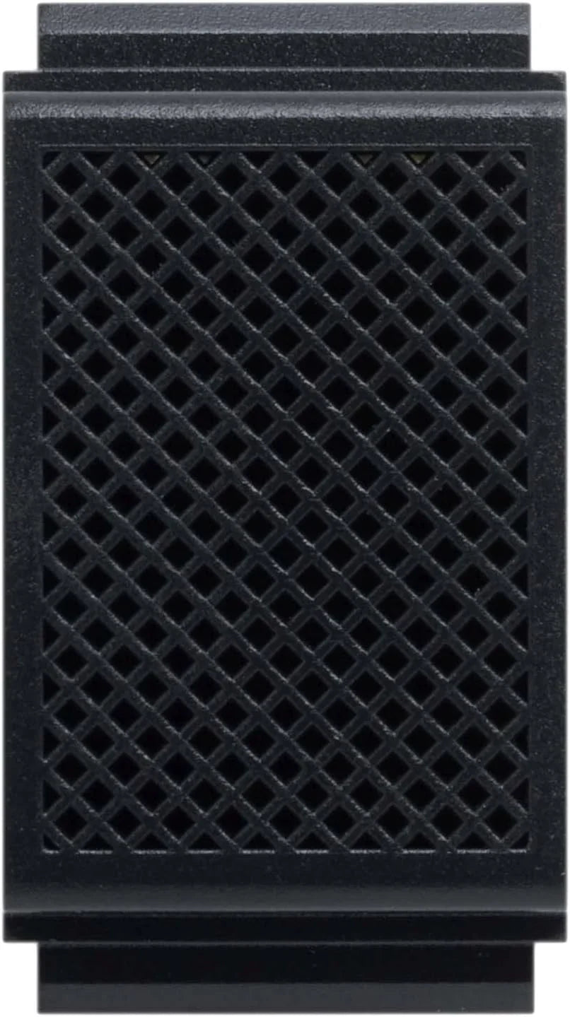 FEB 2072/1TL 12V black bell with mesh design, compatible with Living Classic, pairs with Life plates.