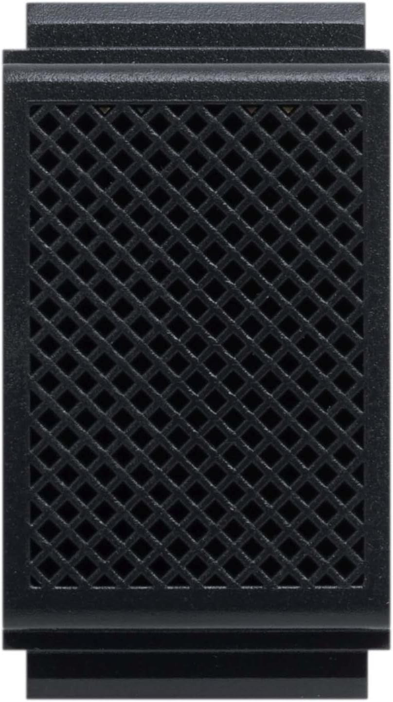 FEB 2075/10TL Ronzatore 220V in black, compatible with Living Classic and Life plates, Italian design.