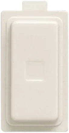 FEB ELETTRICA FEB 2080 copriforo, white electrical switch cover for enhanced design and protection.