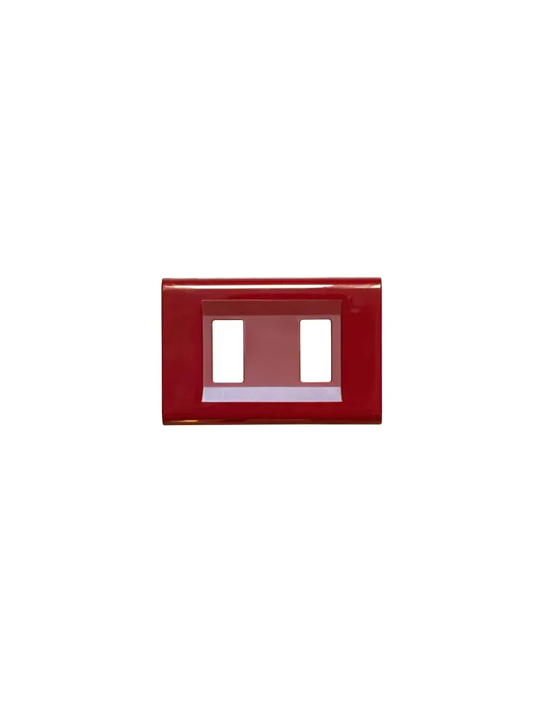 Placca Click 2F FEB 2582/CO Radica Ciliegio - Design Elegante e Funzionale, Tecnopolimero Resistente