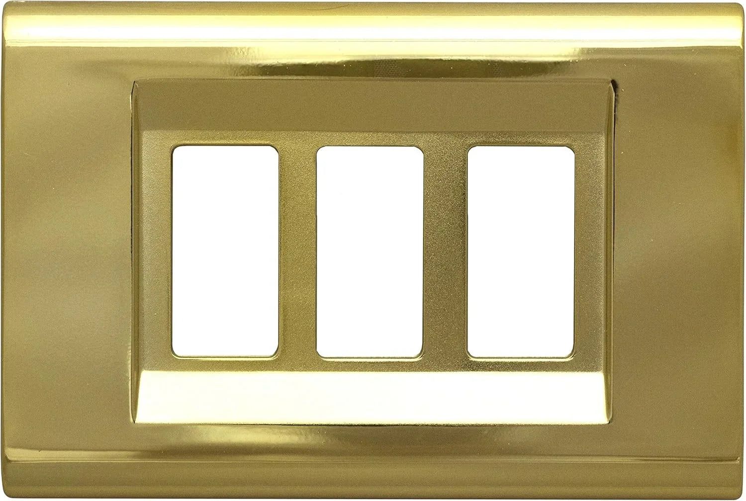 Placca Click 3F Oro FEB 2583/OR - Tecnopolimero Resistente, Design Elegante e Facile Installazione