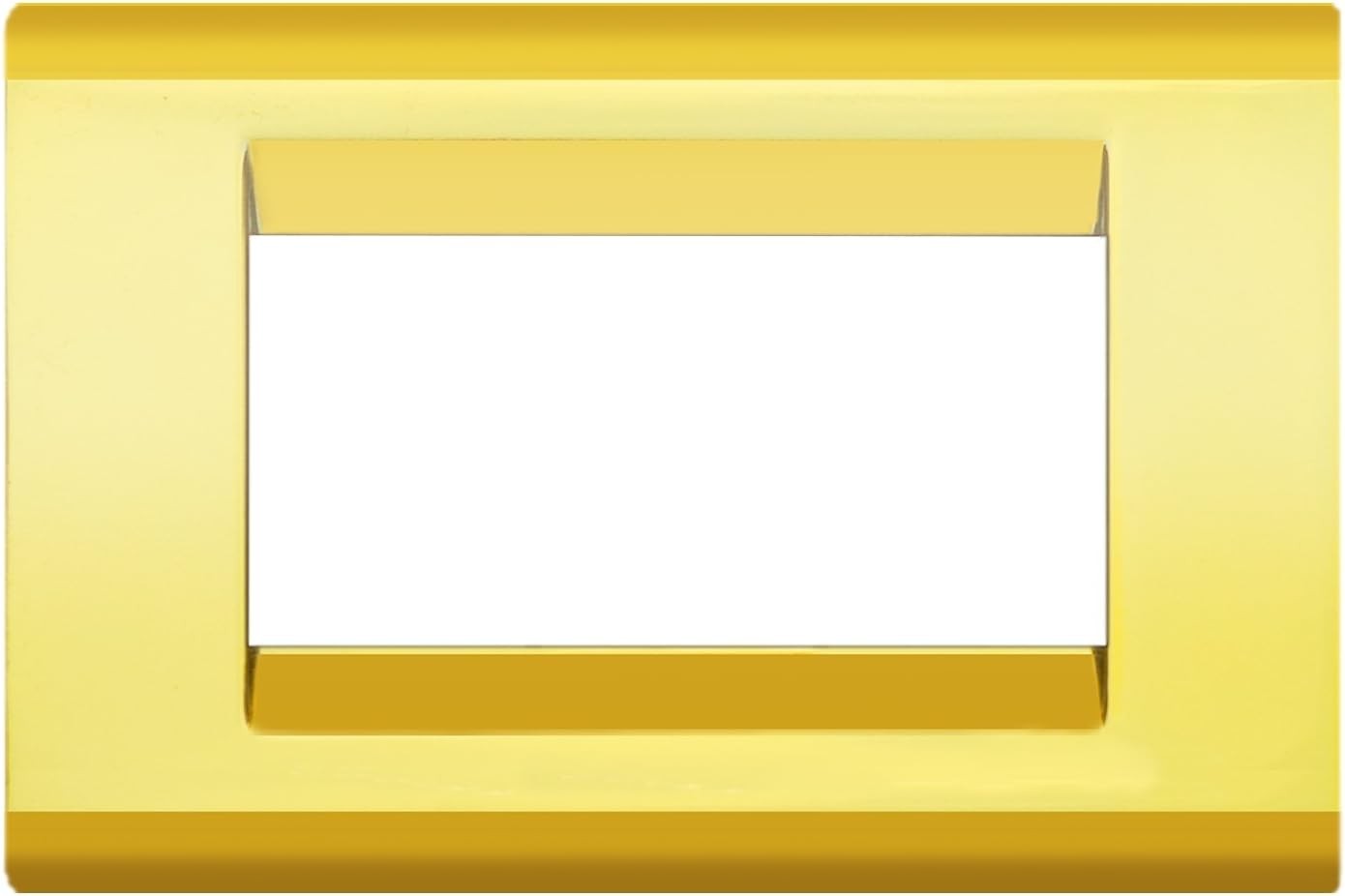 Placca Click 3F Oro FEB 2583/TL/OR, coprinterruttore in tecnopolimero, colore oro, per scatola rettangolare.