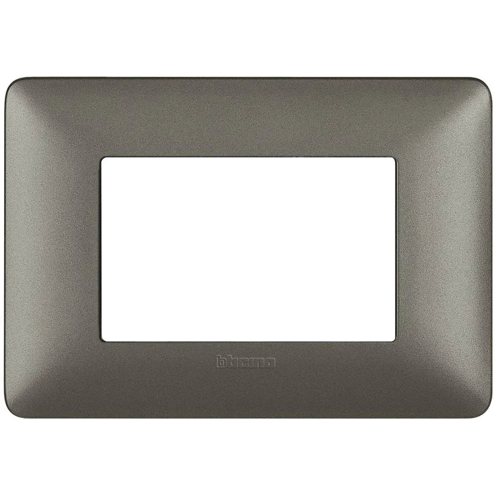 Placca 3 Moduli Bticino Matix Color Iron (Ferro) - AM4803MIR