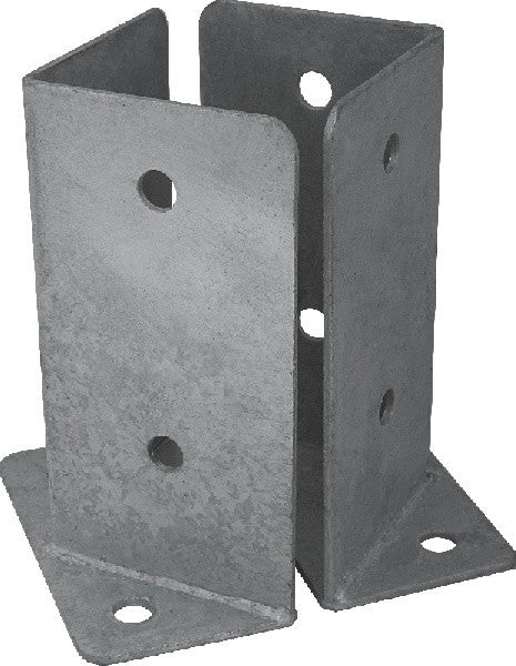 Staffe 2 Portapil by Friulsider, galvanized steel bracket with high corrosion resistance, dimensions 80x80 mm.