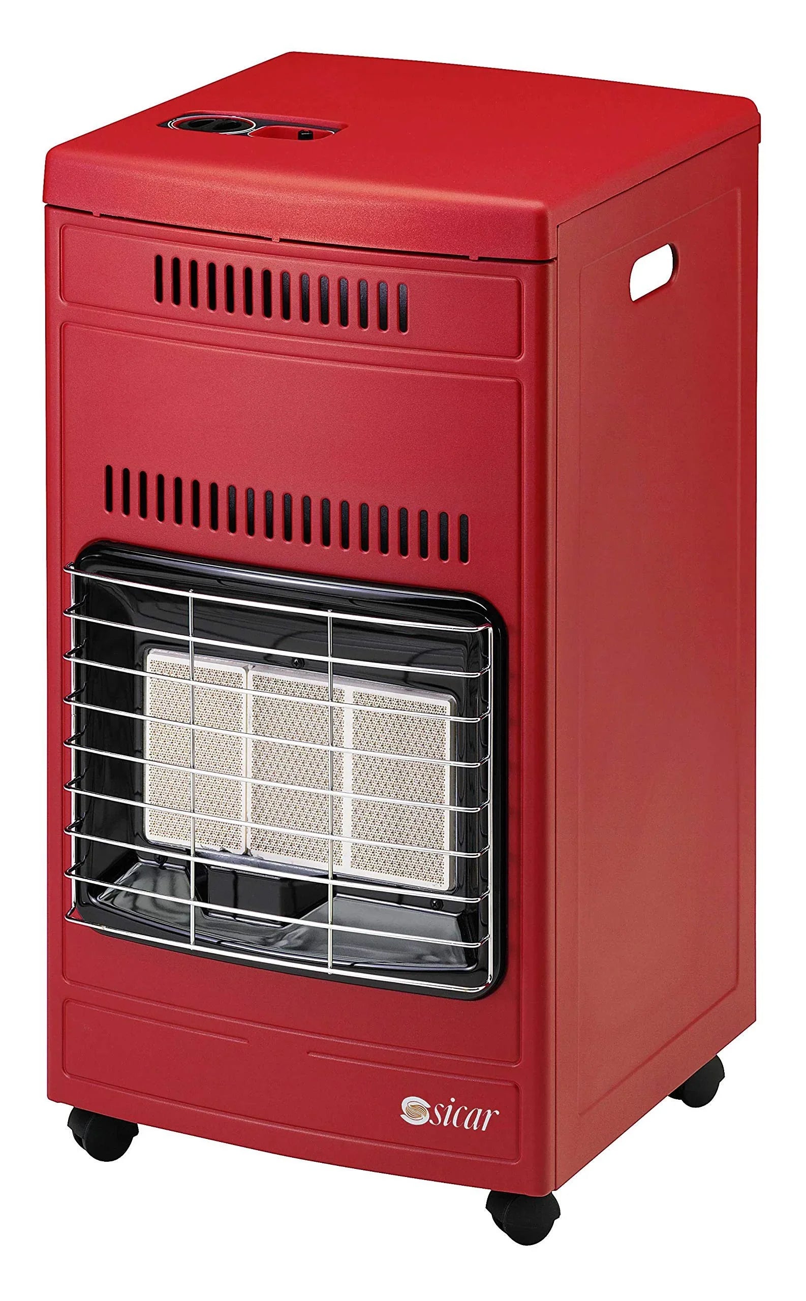 Stufa Infrarossi GPL SICAR Euro 90, 4200W - 3 Mattoni Rossa, Codice SKU: SI-90-COM, Sicurezza e Design Elegante