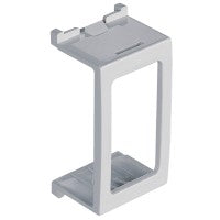 Adattatore IP55 1 modulo per installazione Frutti serie 8000 in Contenitori Unibox, colore grigio.