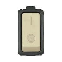 Interruttore bipolare avorio 16A - 250V con design elegante, per soluzioni di interruttori moderni.