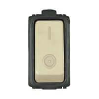 Interruttore bipolare avorio 16A - 250V con design elegante, per soluzioni di interruttori moderni.