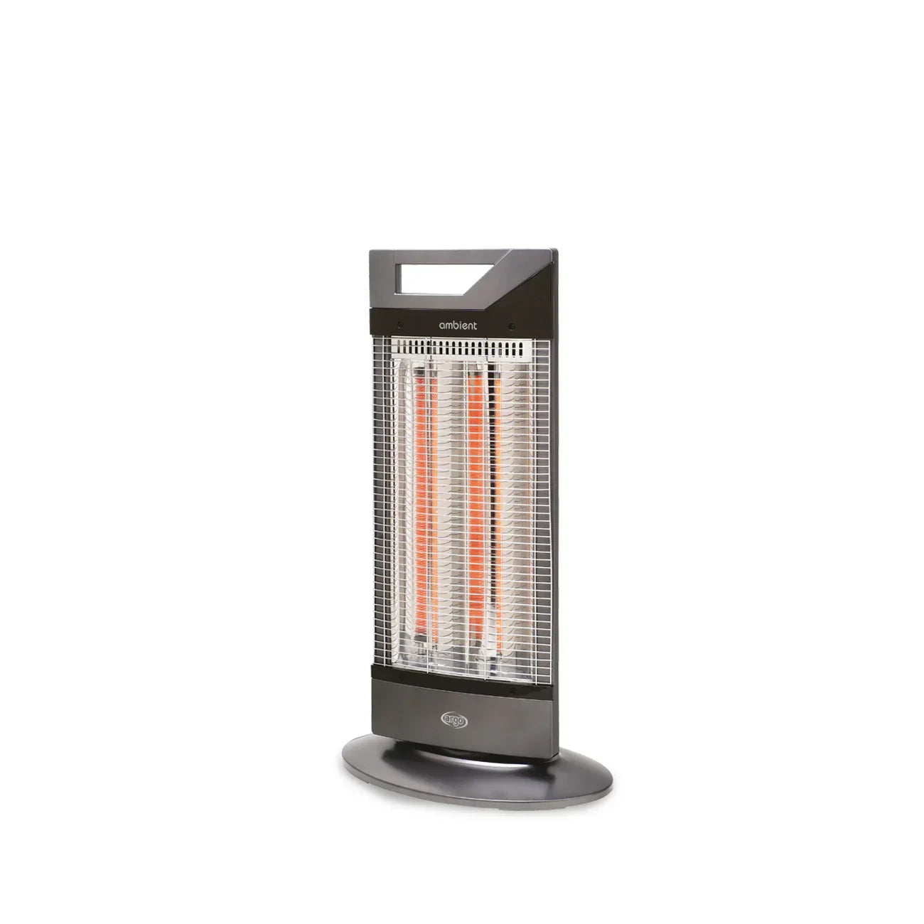 Stufa Elettrica Argo Ambient Cod. 191070154 – Riscaldamento Rapido 1000 W, Fibra di Carbonio, Oscillante 70°