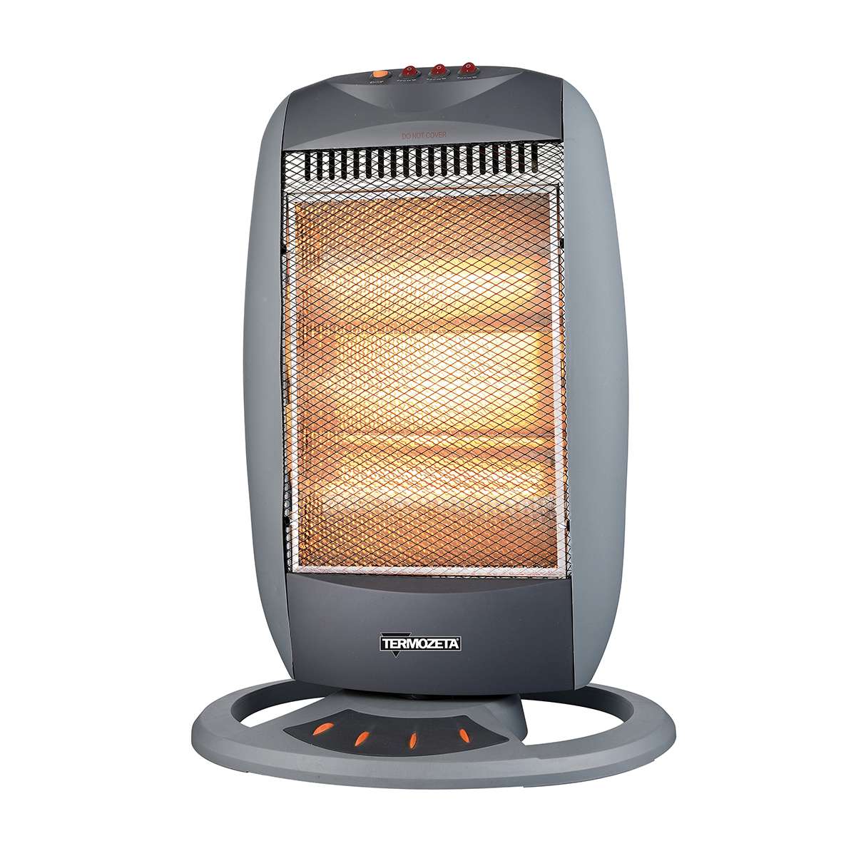 Stufa Alogena Termozeta TZR03 1200W Oscillante - Risparmio Energetico 3 Livelli di Calore, Sicura e Silenziosa