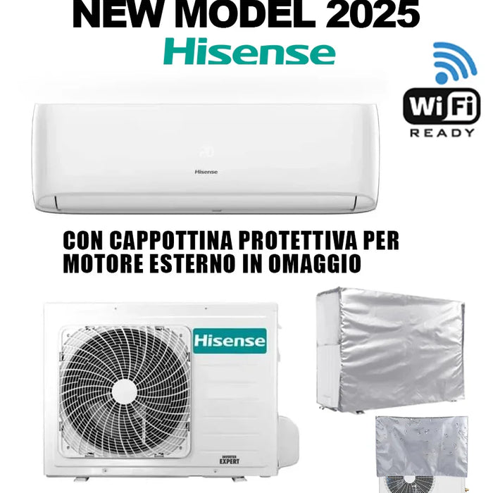 Climatizzatore Hisense Easy Smart 2025 CA35LR03G 12000 BTU Inverter Wi-Fi R-32 - Efficienza A++