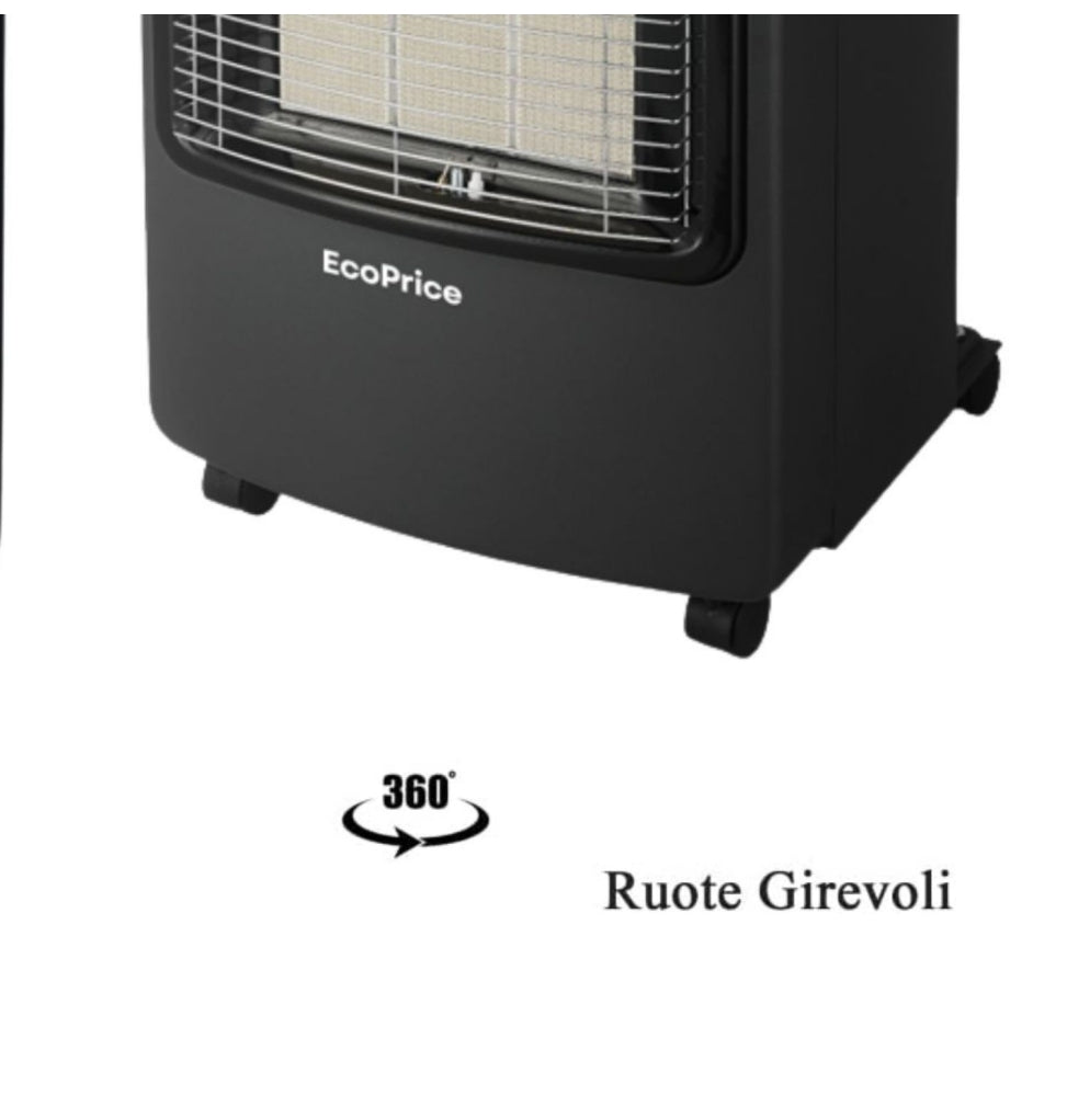 Stufa A Gas Pieghevole,Infrarossi,Adatta Per GPL/Butano/Propano,A 15 Kg,Sistema ODS