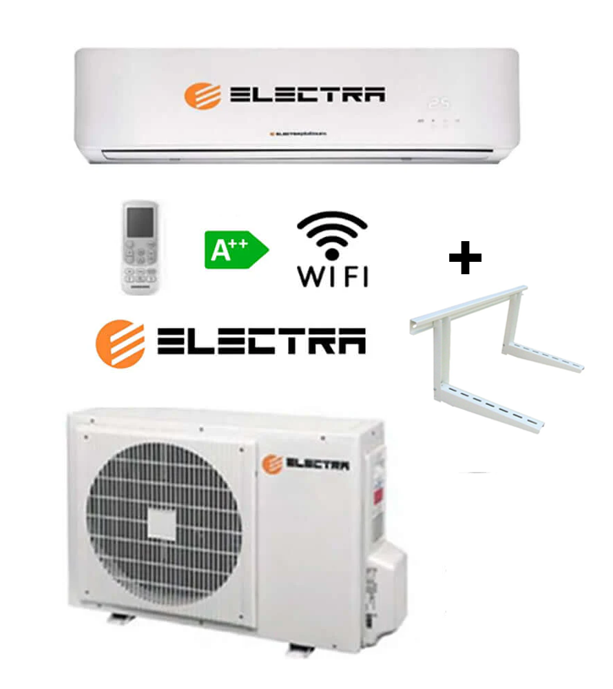 Climatizzatore ELECTRA ICE C9C 9000 BTU R32 con staffa, WiFi integrato, risparmio energetico A++. Ideale per ambienti medi.