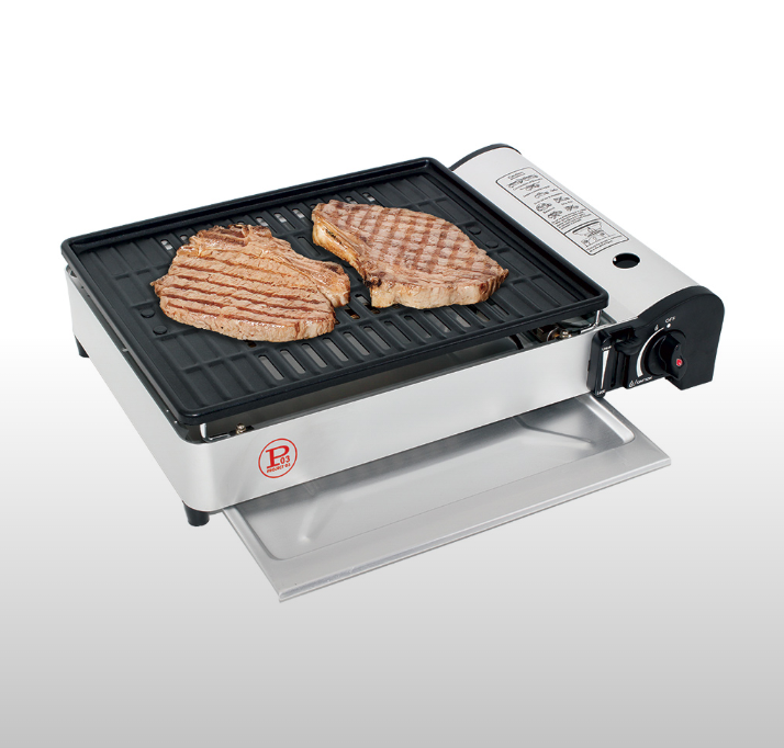 Fornello a Gas Portatile Cook 160 - Focone per Barbecue e Grandi Cotture in Acciaio