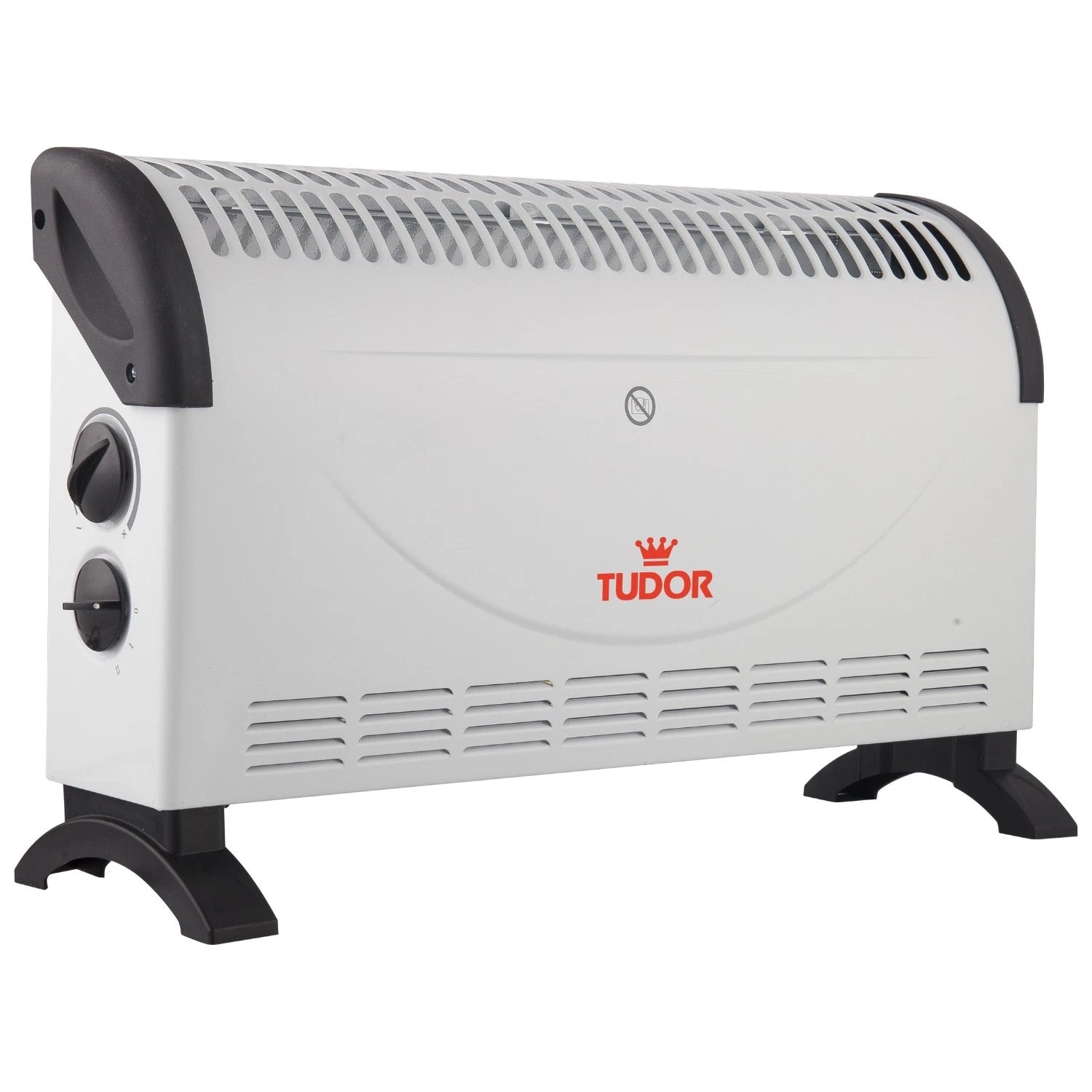 Termoconvettore da Terra Tudor M09638 1500W | Stufetta Elettrica a Convezione con 3 Livelli di Potenza