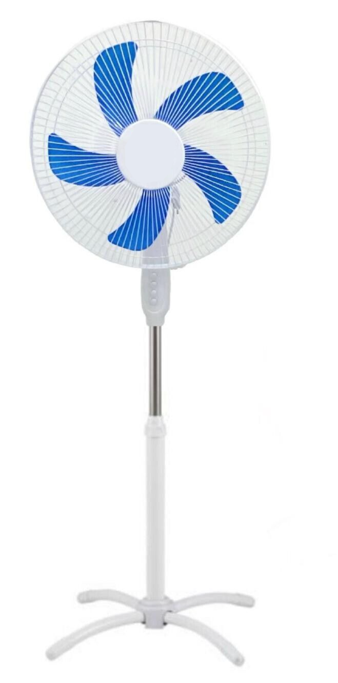 ZENITH ZENVP40/130BGR Ventilatore a Piantana 40cm 50W con Piedi da Terra Pale Oscillante 3 Velocità 5 Pale