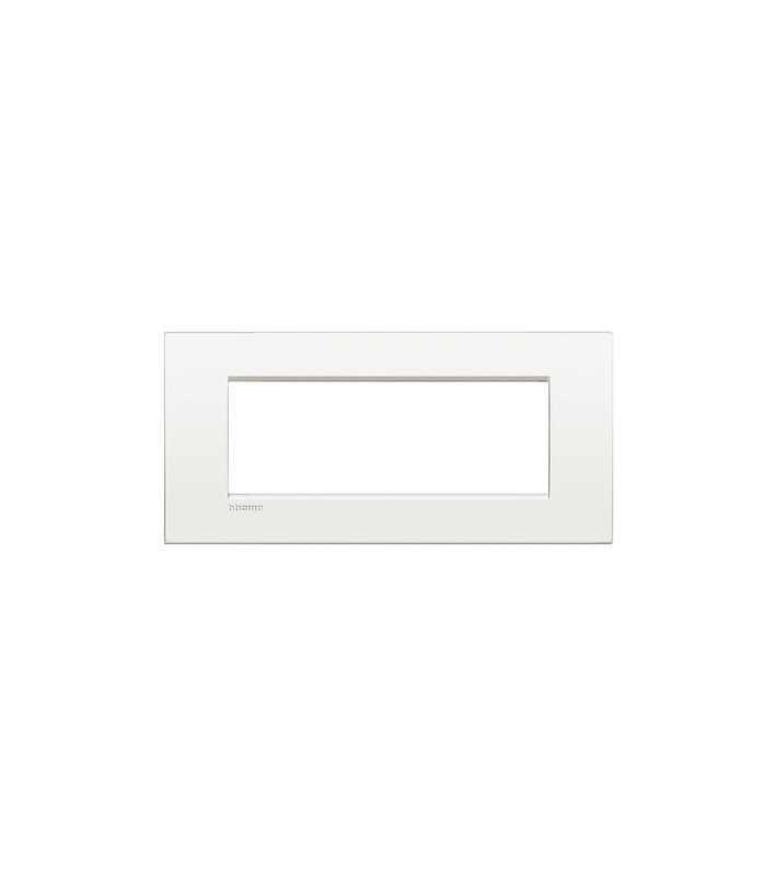 Living Light - Placca 7P Bianco Puro - LNC4807BN