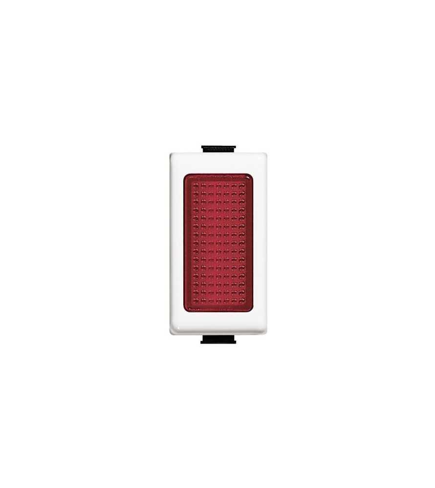Modulo portalampada in vetro rosso Bticino Matix AM5060R