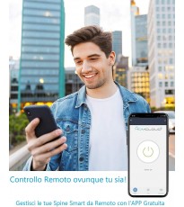 Homcloud Presa Intelligente Wi-Fi Smart 16A Italiana Bipasso-Schuko