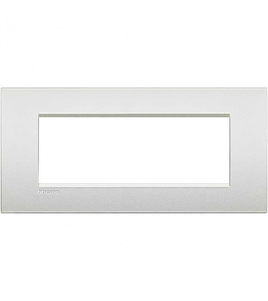 Living Light - Placca 7P Bianco Perla- LNC4807PR