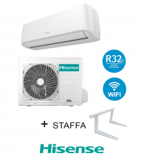 Climatizzatore Hisense HI COMFORT 12000 Btu + Staffa Inverter R32 A++/A+ Wifi Integrato