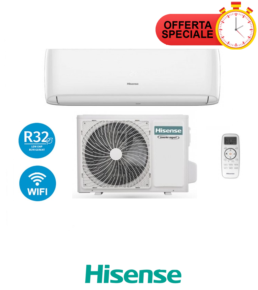 Climatizzatore Hisense 12000 Btu CD35YR3CG/CD35YR3CW Inverter R32 A++/A+ Wifi Integrato