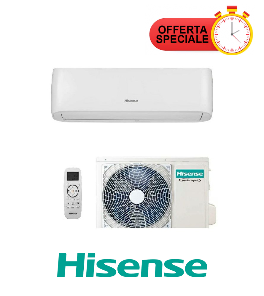 Climatizzatore Hisense 18000 Btu Inverter Serie EASY SMART CA50XS1AG + CA50XS1AW R-32 Wi-Fi Optional