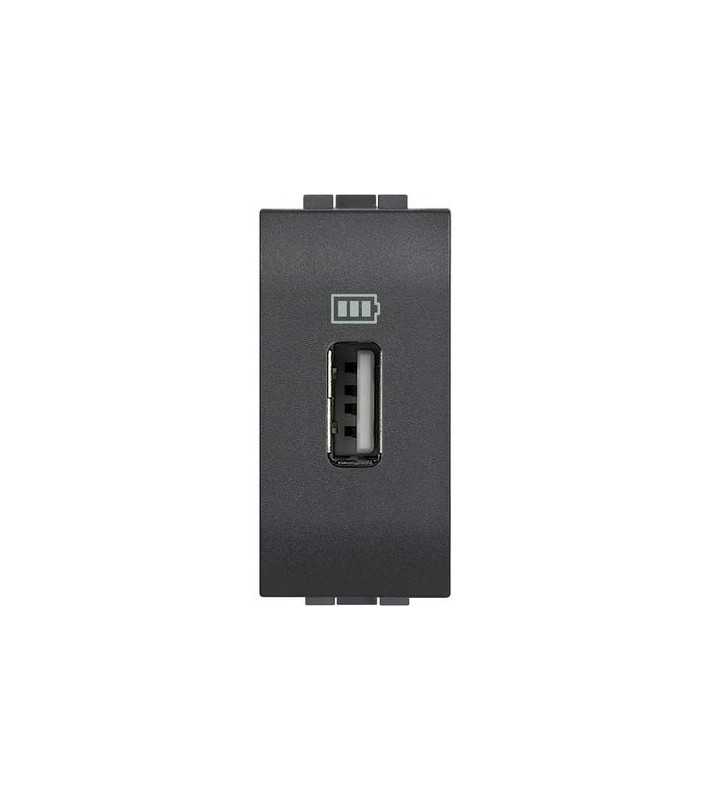 Living Light - Caricatore USB antracite - L4285C1