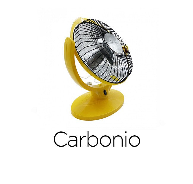 Stufa al Carbonio: Stufa Elettrica a parabola in Fibra Carbonio Infrarossi 1000 W 40CM Oscillante da tavolo, efficiente e perfetta per il riscaldamento domestico.