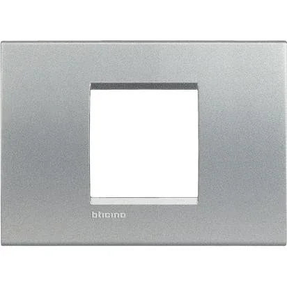 Placca Living Light 2P Tech BTicino - Moduli 2 - LNA4819TE - Elegante e Resistente in Tecnopolimero