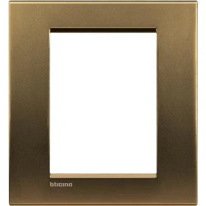Placca Bronzo 3+3P Living Light BTicino - LNA4826BZ, Eleganza e Facile Installazione