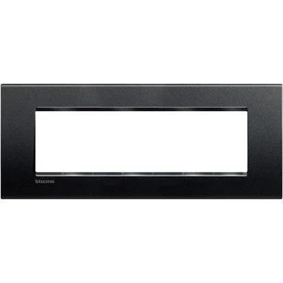 Pannello BTicino Living Light 7P Antracite LNA4807AR - Design Moderno e Resistente, Facile Installazione