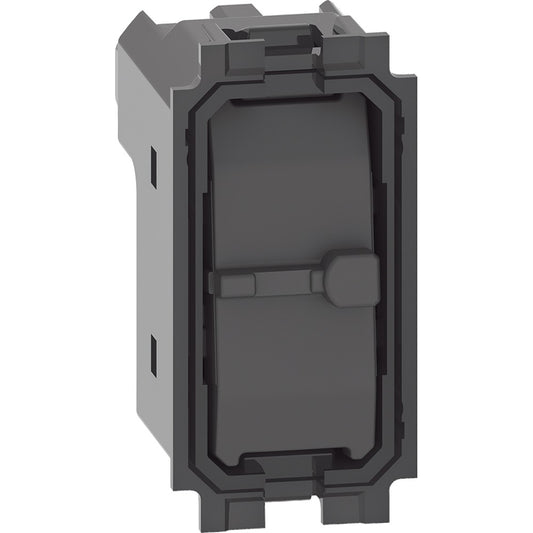 BTicino K4037N double push button 10A 250V for roller shutters, interlocked design in Living Now series.