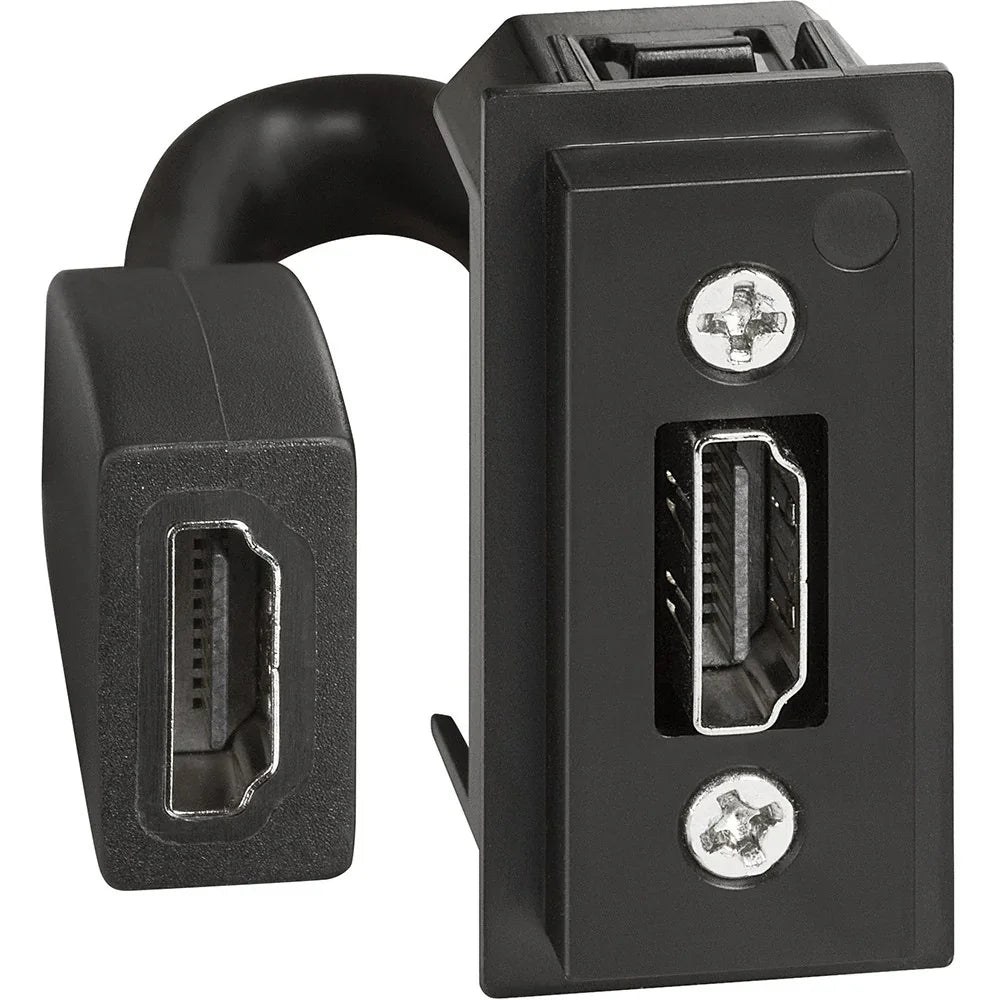 Connettore HDMI BTicino Living Now K4284P - 4K, Installazione Facile, Alta Qualità Video e Audio