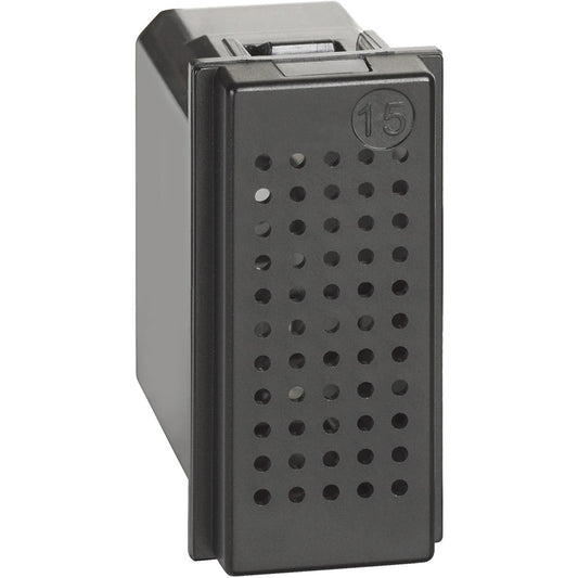 Bticino Living Now Ronzatore black 12Vac 80DB module, ideal for home automation systems.