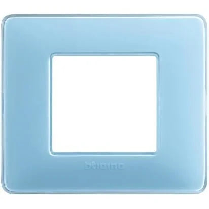 Placca BTicino Matix AM4802CAR 2 Moduli Turchese, Design Moderno e Installazione Facile