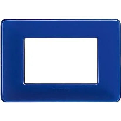 Placca Bticino Matix 3 Moduli Cobalto - Codice AM4803CBU