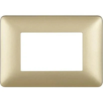 Placca 3 Moduli Bticino Matix Color Gold (Oro) - AM4803MGL
