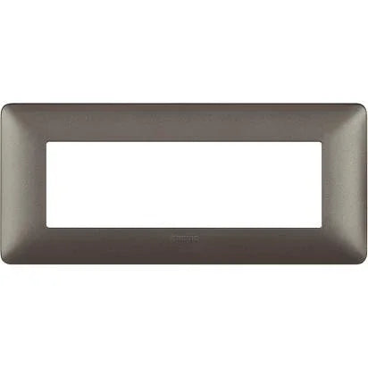 Placca 6 Posti Bticino Matix Iron (Grigio Metallizzato) - AM4806MIR