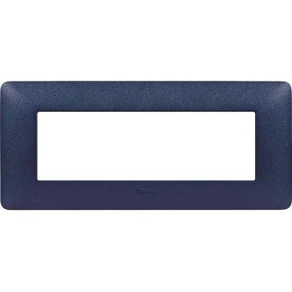 Placca BTicino Matix 6 Moduli Blu Mercurio AM4806TBM - Design Elegante, Materiali Durevoli