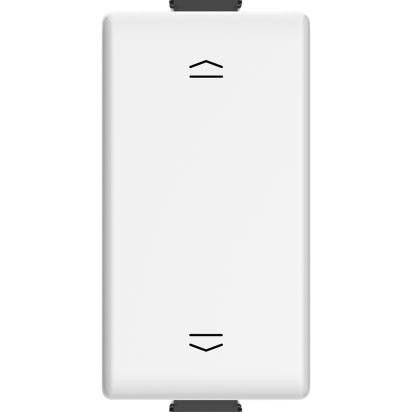 Bticino Matix doppio pulsante interbloccato bianco, per tapparelle, tensione 250Vac, corrente 10A.