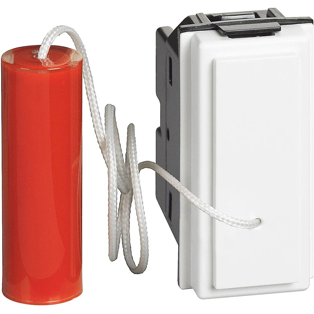 Bticino Living Now KW4033 - Pulsante a Tirante 1P 10A Bianco