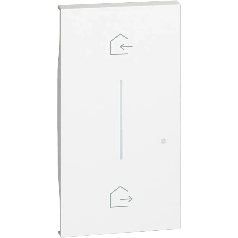 Cover BTicino Living Now Simbolo ENTRA & ESCI Wireless Bianco KW40M2 - Design Elegante e Funzionamento Wireless